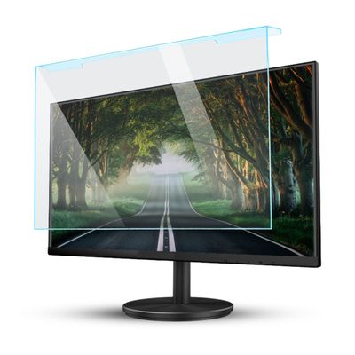 JC JCSKY Blue Light Blocking Screen Protector Panel, Hanging Type Wear-Resistant Filter for Computer Monitor, Protect Your Eyes from Blue Light Harm / 23/24in 540x340mm