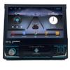 1 Din Bluetooth Car Stereo GPS Navigation 7" Retractable HD Touch Screen MP5 Radio Player Satnav FM USB TF AUX-in Mirror Link for Android/iOS Steering Wheel Control view 1