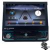 1 Din Bluetooth Car Stereo GPS Navigation 7" Retractable HD Touch Screen MP5 Radio Player Satnav FM USB TF AUX-in Mirror Link for Android/iOS Steering Wheel Control with Rear View Camera view 1