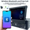 1 Din Bluetooth Car Stereo GPS Navigation 7" Retractable HD Touch Screen MP5 Radio Player Satnav FM USB TF AUX-in Mirror Link for Android/iOS Steering Wheel Control with Rear View Camera view 3