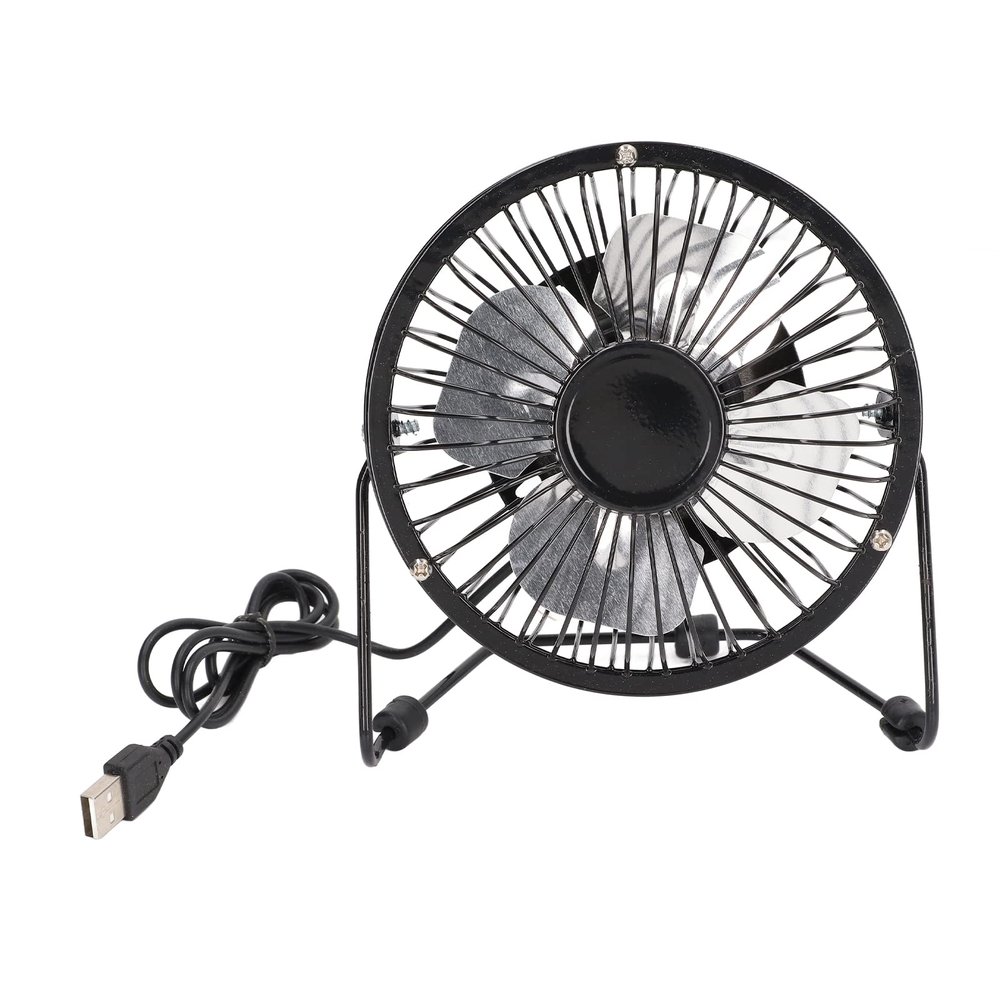 USB Small Table Fan 360 Rotation Super Sound Off Mini Fan Portable 1 Key Switch USB Desk Fan Non Slip for Better Cooling , Desk Fan , Home Office Car Indoor Outdoor , Desk Fan , USB Small Table Fa