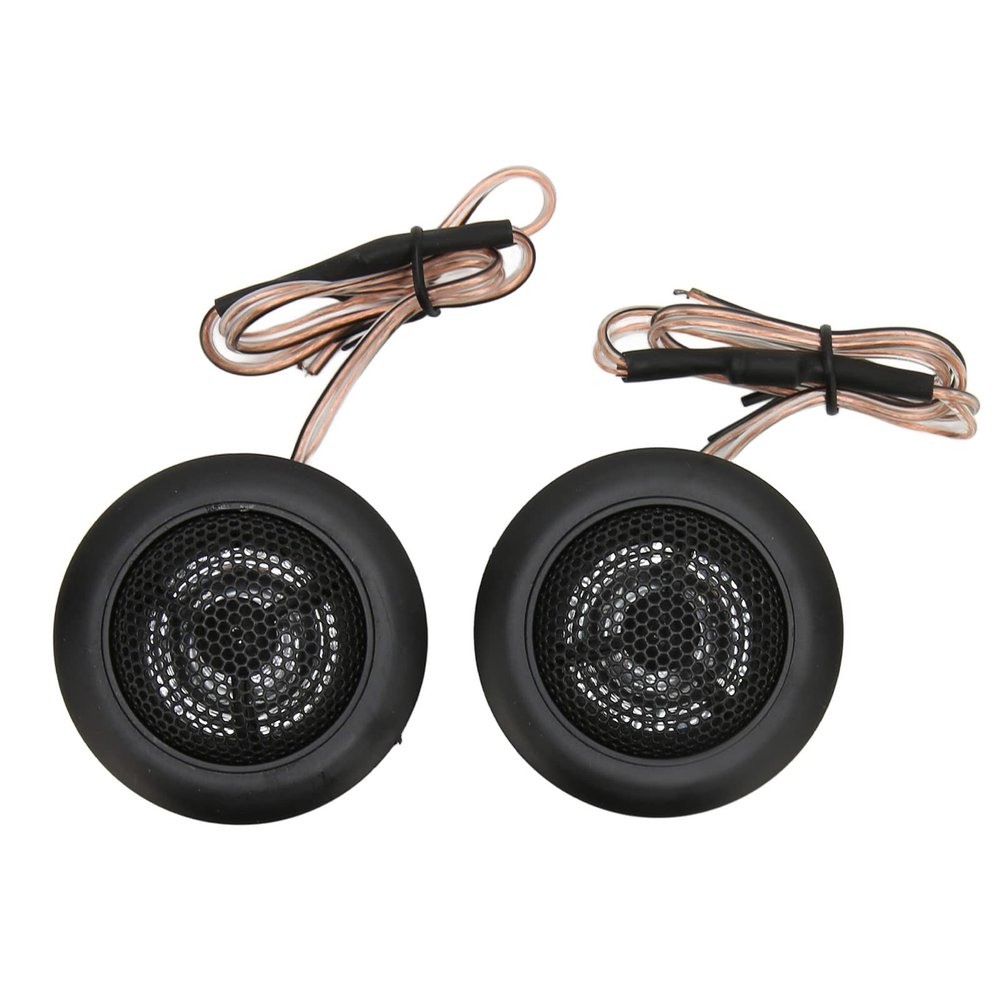 GOWENIC Car Tweeters, TS T120 800W Car Tweeter, Pasteable Dome Tweeter, High Sensitivity Audio Stereo Loudspeaker, for All Car Audio System (Pair)