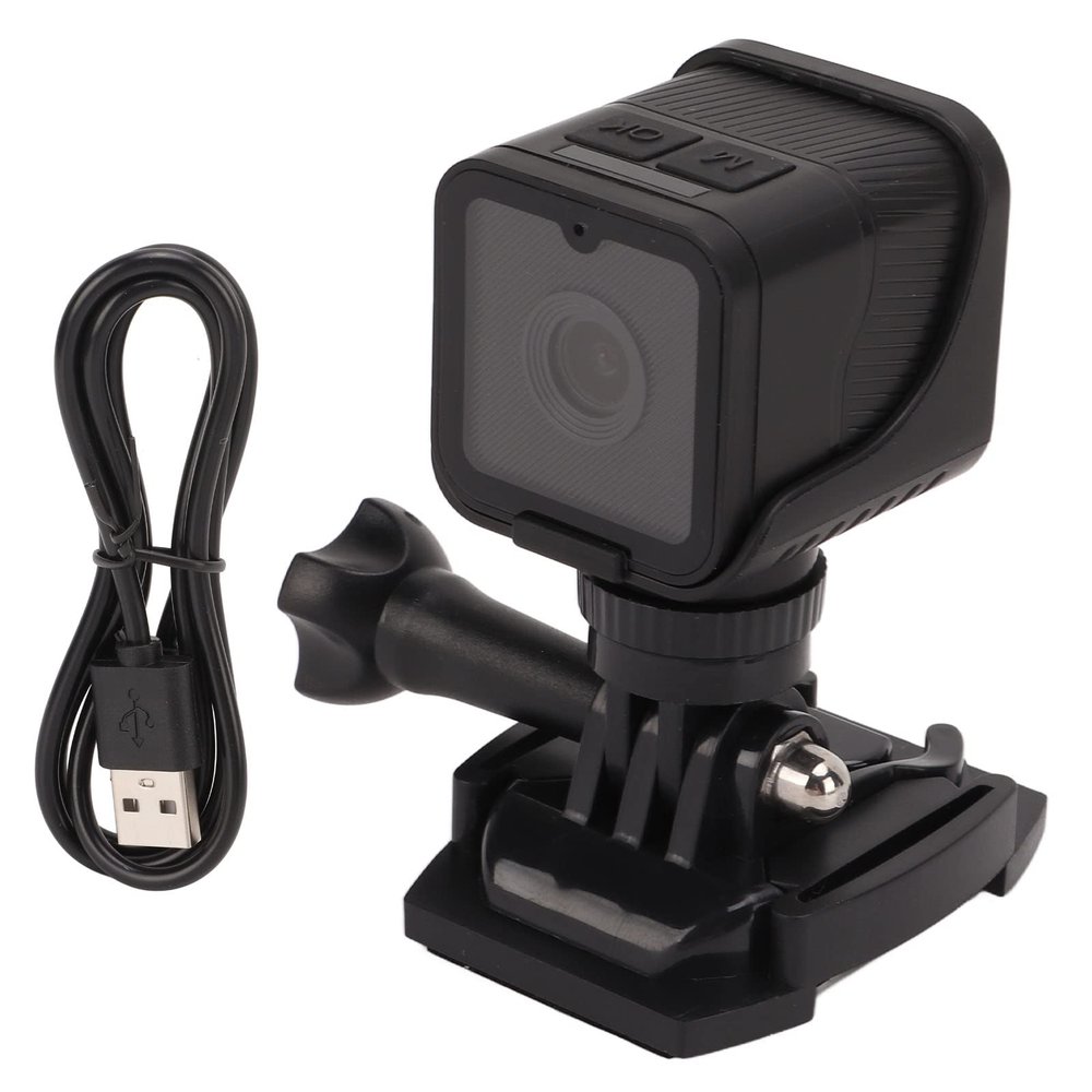 Action Camera,1080P Mini Portable Camera with Microphone,Support Mobile Phone Real Time Viewing Screen/256G TF Card