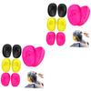 KALLORY 12pcs Hair Dye Earmuffs Ear Protectors for Hair Coloring Reusable Ear Caps for Salon Home Use Lightweight view 1