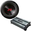 Alpine R2-W12D4 Next Gen 12" Sub R-Series Dual 4-Ohm Voice Coils 2250 Watts Peak Subwoofer Includes HA-A800.1 Mono Amplifier view 1