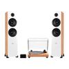 Fluance RT85 Reference High Fidelity Vinyl Turntable, PA10 Phono Preamp and Ai81 Powered Floorstanding Speakers, Ortofon 2M Blue Cartridge, 150W Class D Amplifier, Bluetooth (Lucky Bamboo) view 1
