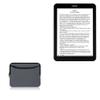 BoxWave Case Compatible with inkBOOK 8 - SoftSuit with Pocket, Soft Pouch Neoprene Cover Sleeve Zipper Pocket - Charcoal Grey view 1