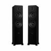 Fluance Ai81 Powered Floorstanding Tower Speakers and DB10 10" Low Frequency Ported Front Firing Powered Subwoofer with 15 Feet RCA Ultimate Performance Collection Subwoofer Cable (Black Ash) view 2