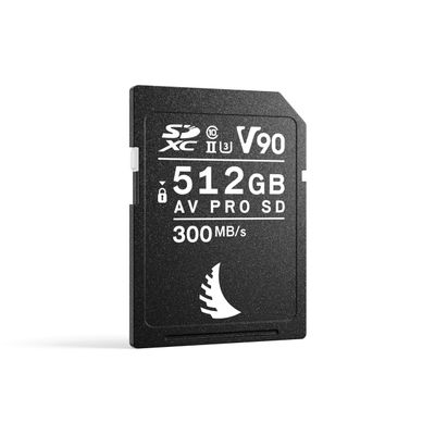Angelbird AV PRO SD V90 512 GB - SDXC UHS-II Memory Card - up to 6K RAW - High-Speed - for Burst Photography and High-Bitrate Video Production