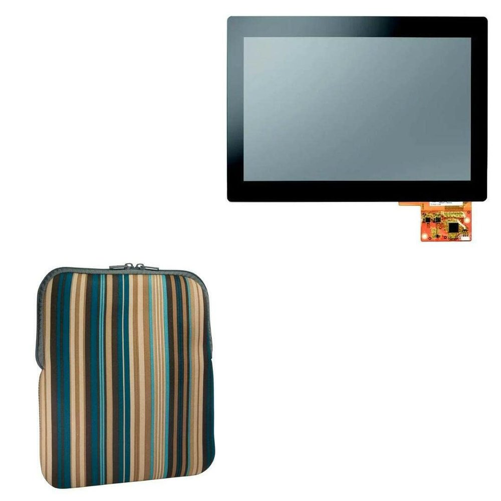BoxWave Case Compatible with Advantech IDK-1110WP - Chic Pouch, Retro 70's Design Neoprene Slip Sleeve - City Lights