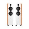 Fluance Ai81 Powered Floorstanding Tower Speakers (Bamboo) and DB10 10" Low Frequency Ported Front Firing Powered Subwoofer (Black Ash) with 15 Feet RCA Ultimate Performance Collection Subwoofer Cable view 2