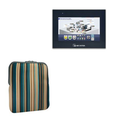 BoxWave Case Compatible with Maple Systems cMT3072X - Chic Pouch, Retro 70's Design Neoprene Slip Sleeve - City Lights