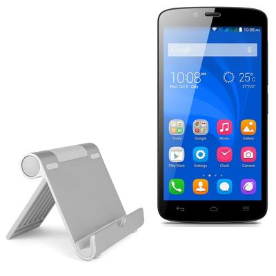 BoxWave Stand and Mount Compatible with Honor Holly - VersaView Aluminum Stand, Portable, Multi Angle Viewing Sturdy