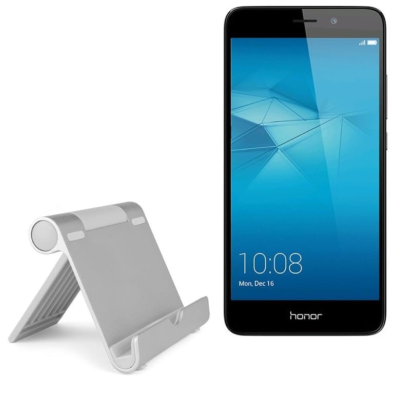 BoxWave Stand and Mount Compatible with Honor 5c - VersaView Aluminum Stand, Portable, Multi Angle Viewing Sturdy