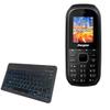 BoxWave Keyboard Compatible with Energizer Energy E12 - SlimKeys Bluetooth Keyboard - with Backlight, Portable Slim LED 7 Colors - Jet Black view 1