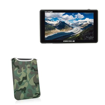 BoxWave Case Compatible with Andycine C6S - Camouflage SlipSuit, Slim Design Camo Neoprene Slip On Pouch