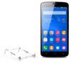 BoxWave Stand and Mount Compatible with Honor Holly - Pocket Aluminum Stand 3-in-1, Portable Multi Angle Viewing Riser - Metallic Silver view 1