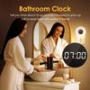 Night Light Clock, Dimmable+3 Light Colors+Timer Nightlight Timing Light, Small Clock, Toilet Light with Plug in Timer, Night Light Plug in, Nightlight for Kids Room, Bedroom Clocks for Kids Room view 3