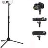 Upgrade Mini Projector Tripod Stand, Adjustable 29-57 inches Floor Stand Holder with Upgrade 360Swivel Ball Head for Webcam,Small Camera,Tray,Mini Projector view 1