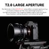 7artisans 50mm T2.0 Large Aperture Full Frame Cine Lens Compatible for Nikon Z-Mount, Manual Focus Low Distortion Cinema Lens Mirrorless Cameras for Nikon Z5 Z6 Z7 Z9 Z50 Z6II Z7II ZFC, Black view 2