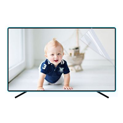 JQZWXX Anti-Radiation No Bubbles Matte TV Screen Protector - 43-75 Inch Anti-UV/Anti-Blue Light/Anti-Glare Eye Protection & Help You Fall Asleep Better / 55in1211x682mm
