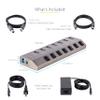 StarTech.com 7-Port Self-Powered USB-C Hub with Individual On/Off Switches, USB 3.0 5Gbps Expansion Hub w/Power Supply, Desktop/Laptop USB-C to USB-A Hub, USB Type C Hub w/BC 1.2 (5G7AIBS-USB-HUB-NA) view 4