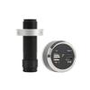 1080p HDMI USB Type-c Output Industrial Digital Microscope Camera Sensor & 120X C-Mount Lens - Black view 1