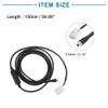 ACROPIX Radio Wire Terminal Car Female Aux Stereo Adaptor Fit for BMW 525i Abs - Pack of 1 Black White view 3