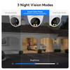 ONWOTE 8 Channel NVR PoE Security Camera System, 4X 6MP Wired Outdoor IP Cameras, AI Human Vehicle Detection Tigger Color Night Vision, 122 FoV, 8CH 4K 8MP NVR 2TB, CCTV Kit for Home Businesses view 3