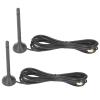 EVTSCAN 2Pcs Suction Cup Antenna High Gain 2.4G 3dbi Waterproof SMA Male Connector Antenna for Router Wireless Module view 2