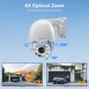 ONWOTE 4K 8MP PTZ IP PoE Camera 2 Way Audio, 355 Pan 92 Tilt 5X Optical Zoom, 2.7-13.5mm Motorized Lens, 164f-262ft IR, AI Human Vehicle Detection, Outdoor Commercial Wired Camera for Business view 2