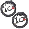 HYS 2.5mm 2-Way Radio Headset, G Shape Earphone with PTT Microphone, Walkie Talkie Earpiece for Motorola Talkabout T200 T400 T600 T800 T260TP MH230R MR350R FRS/GMRS Talkabout radios(Packing of 2) view 1