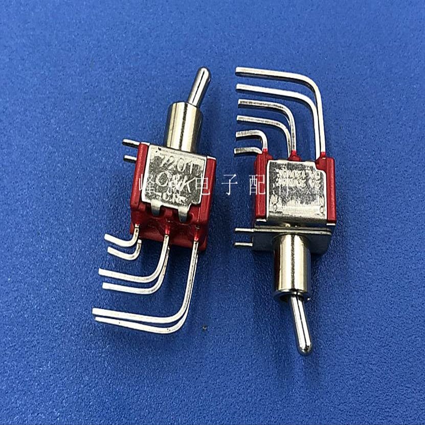 7201MD9AV2QE Bent Foot Up and Down Switch 7201 Shaing Head Rocer Arm 2gear 6pin