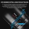 7artisans 85mm T2.0 Large Aperture Full Frame Cine Lens Compatible for Nikon Z-Mount, Manual Focus Low Distortion Cinema Lens Mirrorless Cameras for Nikon Z5 Z6 Z7 Z9 Z50 Z6II Z7II ZFC, Black view 3