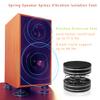UCINNOVATE 4Pcs Audiophile Aluminum Turntable Isolation Stand Feet, Adjustable Spring Speaker Spikes Vibration Isolation Feet Pad Stand with Non-Slip Mat for HiFi Amplifier Player/Turntable/Speaker view 2