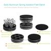 UCINNOVATE 4Pcs Audiophile Aluminum Turntable Isolation Stand Feet, Adjustable Spring Speaker Spikes Vibration Isolation Feet Pad Stand with Non-Slip Mat for HiFi Amplifier Player/Turntable/Speaker view 3