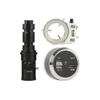 1080p HDMI USB Type-c Output Industrial Digital Microscope Camera Sensor & 500X C-Mount Lens Whit 56-LED Adjustable Ring Light - Black view 1