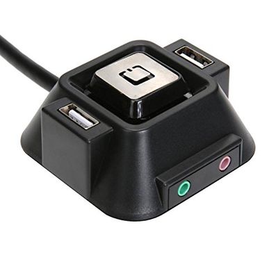 20pcs PC Computer Case Power Supply On/Off Reset HDD Push Button Switch Household Office El Extension USB Port