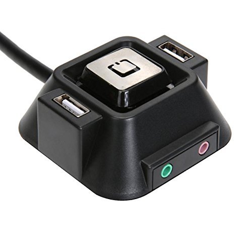 20pcs PC Computer Case Power Supply On/Off Reset HDD Push Button Switch Household Office El Extension USB Port