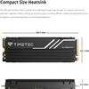 Timetec 1TB PCIe 4.0 Heatsink Gaming SSD NVMe PCIe Gen4x4 M.2 2280 3D NAND TLC SLC Cache Read/Write Speed Up to 7,000/6,000 MB/s Internal Solid State Drive for PC Desktop PS5 Pro view 4