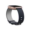 Fitbit Vegan Leather Band, 24mm Attach,Indigo,Large *Compatible with Sense 2, Sense, Versa 4 & Versa 3 view 2
