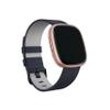 Fitbit Vegan Leather Band, 24mm Attach,Indigo,Large *Compatible with Sense 2, Sense, Versa 4 & Versa 3 view 3