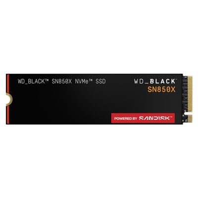 WD_BLACK SN850X 4TB NVMe SSD - M.2 2280, Up to 7,300 MB/s Read speeds, Up to 6,300 MB/s write speeds, Gaming Expansion, High Performance Internal Solid State Drive - WDS400T2X0E