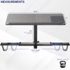 VIVO Universal Wooden Laptop Treadmill Desk, Adjustable Ergonomic Notebook Mount Stand for Treadmills, Includes Mouse Pad and Wrist Support, Stand-TDML4 view 3