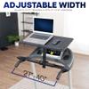 VIVO Universal Wooden Laptop Treadmill Desk, Adjustable Ergonomic Notebook Mount Stand for Treadmills, Includes Mouse Pad and Wrist Support, Stand-TDML4 view 4