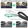 HD 720P Vehicle Backup Camera for Audi A4L A5 A3 Q3 Q5 RS6 for VW Passat Tiguan Jetta Sharan Touareg Lavida Skoda, Car Rear View Trunk Handle Camera view 2
