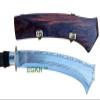 EGKH Brand High Carbon Steel Kukri Machete - 15.5 Nepalese Khuda(Chhoper) Knife, Full Tang Hand Forged Blade Khukuri Nepal view 2
