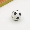 ESreake Heavy Ceramic Soccer knobs Football Knobs, 4 Packs Ball Sports Party Theme Children and Baby Home Decor Drawer Knobs Pulls Handles for Dresser Cupboard Wardrobe Cabinet Kitchen (4, Soccer-w) view 4