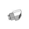Barrowch G1/4" Angle 45 Degree Rotary Extender Fitting Male to Female FBFTWT45-V2 Special Limited Edition (Silver Shiny) view 1