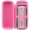 Khanka Hard Travel Case Replacement for SOWO Surgeboom 2 Outdoor Portable Bluetooth Speaker, Wireless IPX7 Waterproof Speaker, Case Only (Pink) view 1